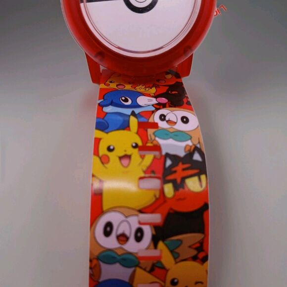 Pokemon Kids Digital Watch \ Flashing LED Lights and Flip Open Model: POK4186AZ - Picture 4 of 16